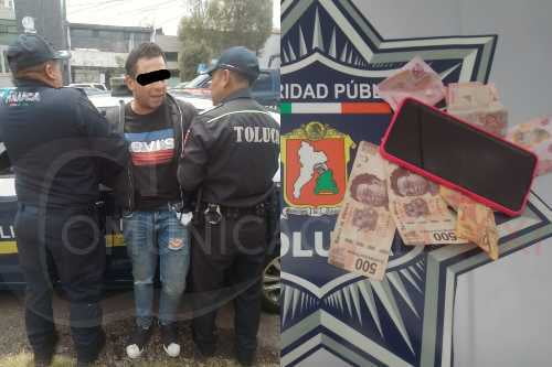 Video:Presunto ladrón de Oxxo, detenido en Santa Ana Tlapaltitlán, Toluca